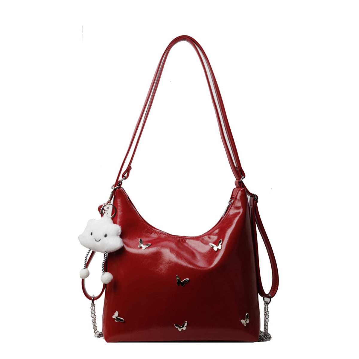Large Leather Crossbody Handbag