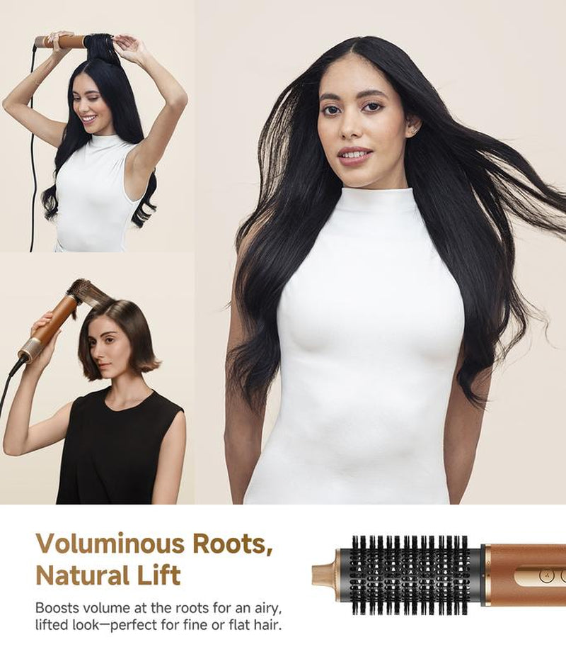 DREAME Airstyle Pro 7-In-1 Hair Styler with Fast Drying, 2 Curling Barrels, Volumizing Effect, Smoothing Brush, and Comfort for Enhanced Styling Hair Styling Tools Hair Straightener Curler Set Curly Iron Lam Ge Multi Curl Christmas Gift Ideas