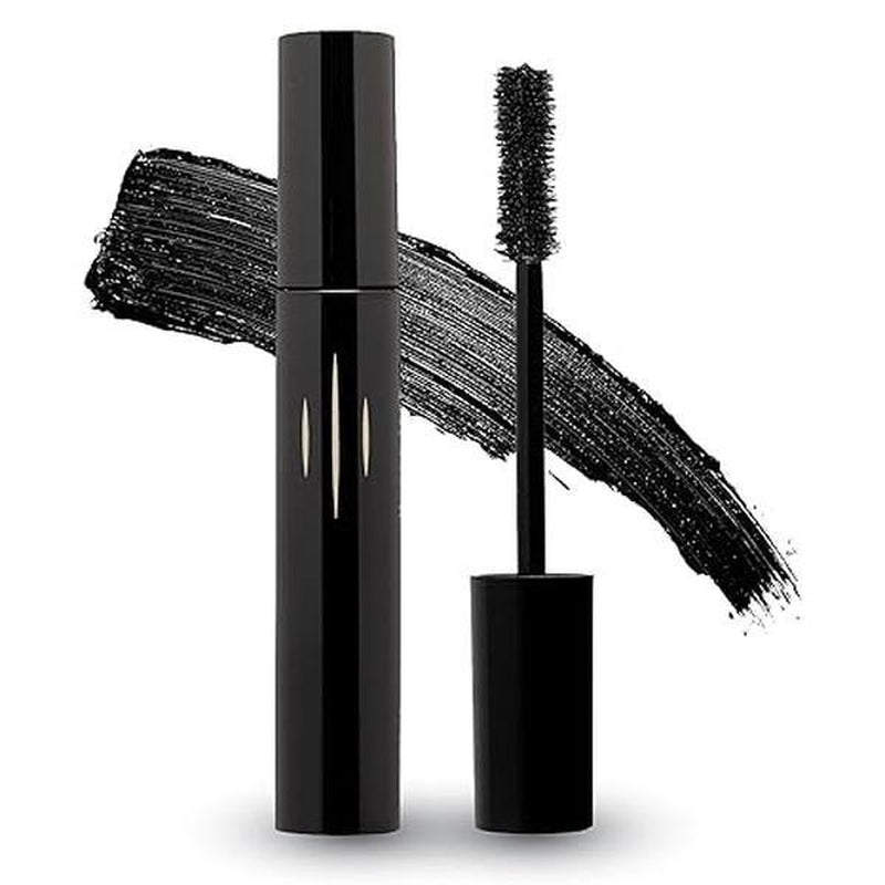 Radiant Professional Lengthening Mascara – Fiber Lash Smudge Proof Mascara Volume and Length– Cruelty-Free Natural Wax Formula with Silicone Brush - (0.43 Oz)