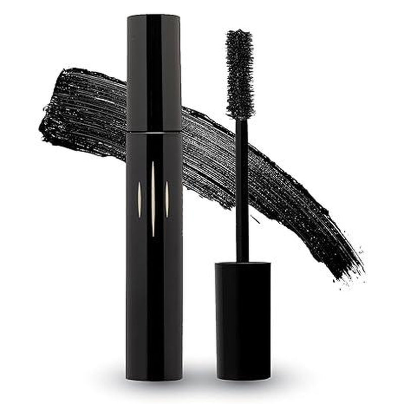 Radiant Professional Lengthening Mascara – Fiber Lash Smudge Proof Mascara Volume and Length– Cruelty-Free Natural Wax Formula with Silicone Brush - (0.43 Oz)