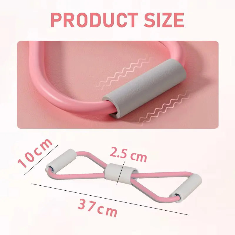 Yoga Resistance Bands Elastic Band Sports Exercise Puller 8-Shaped Chest Expander for Body Building Home Gym Fitness Equipment